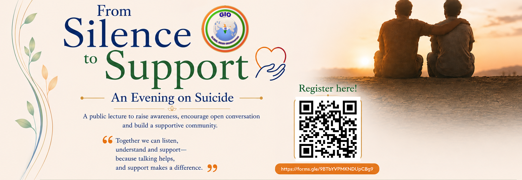 From Silence to Support – An Evening on Suicide